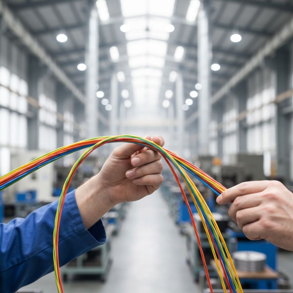 Custom wire manufacturing background